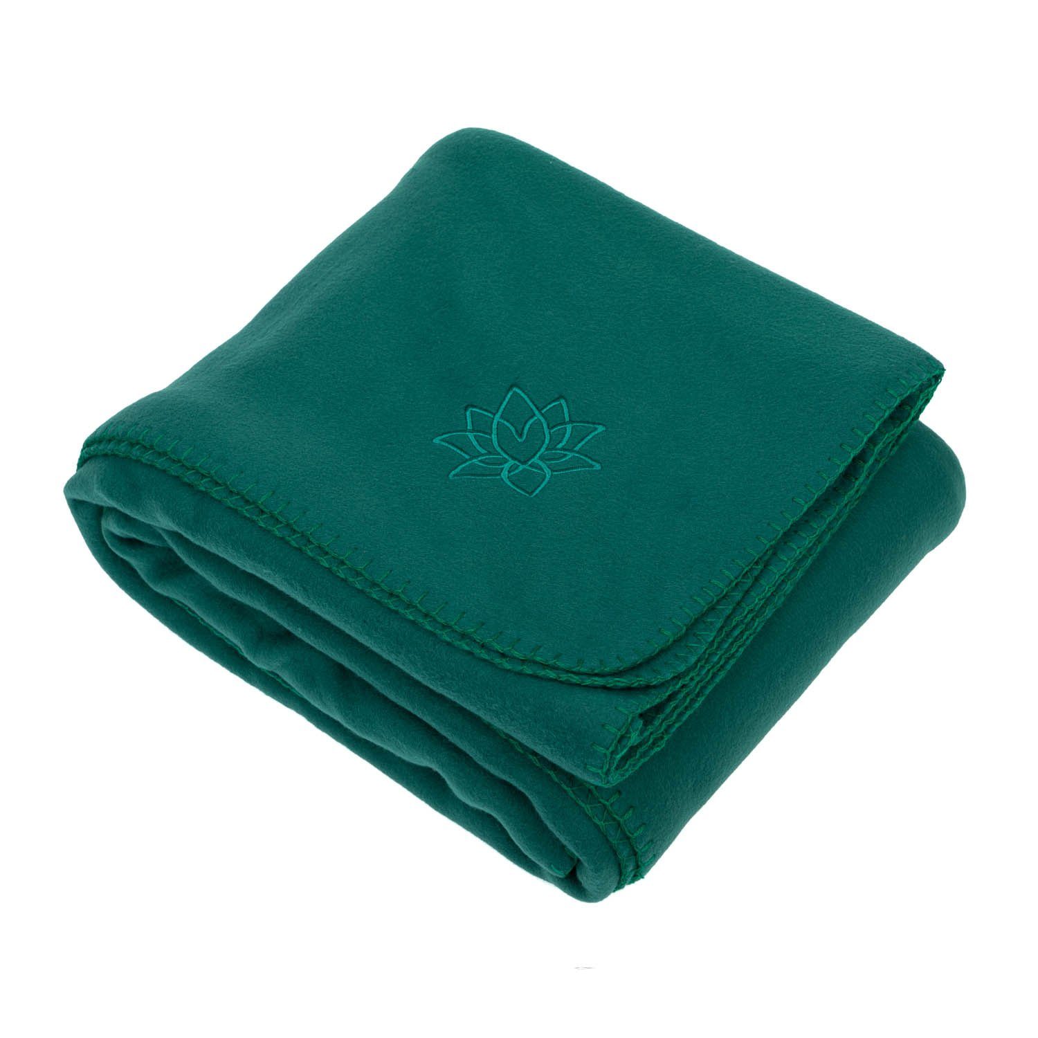 Wohndecke Yogadecke ASANA BLANKET dunkelgrün, bodhi günstig online kaufen