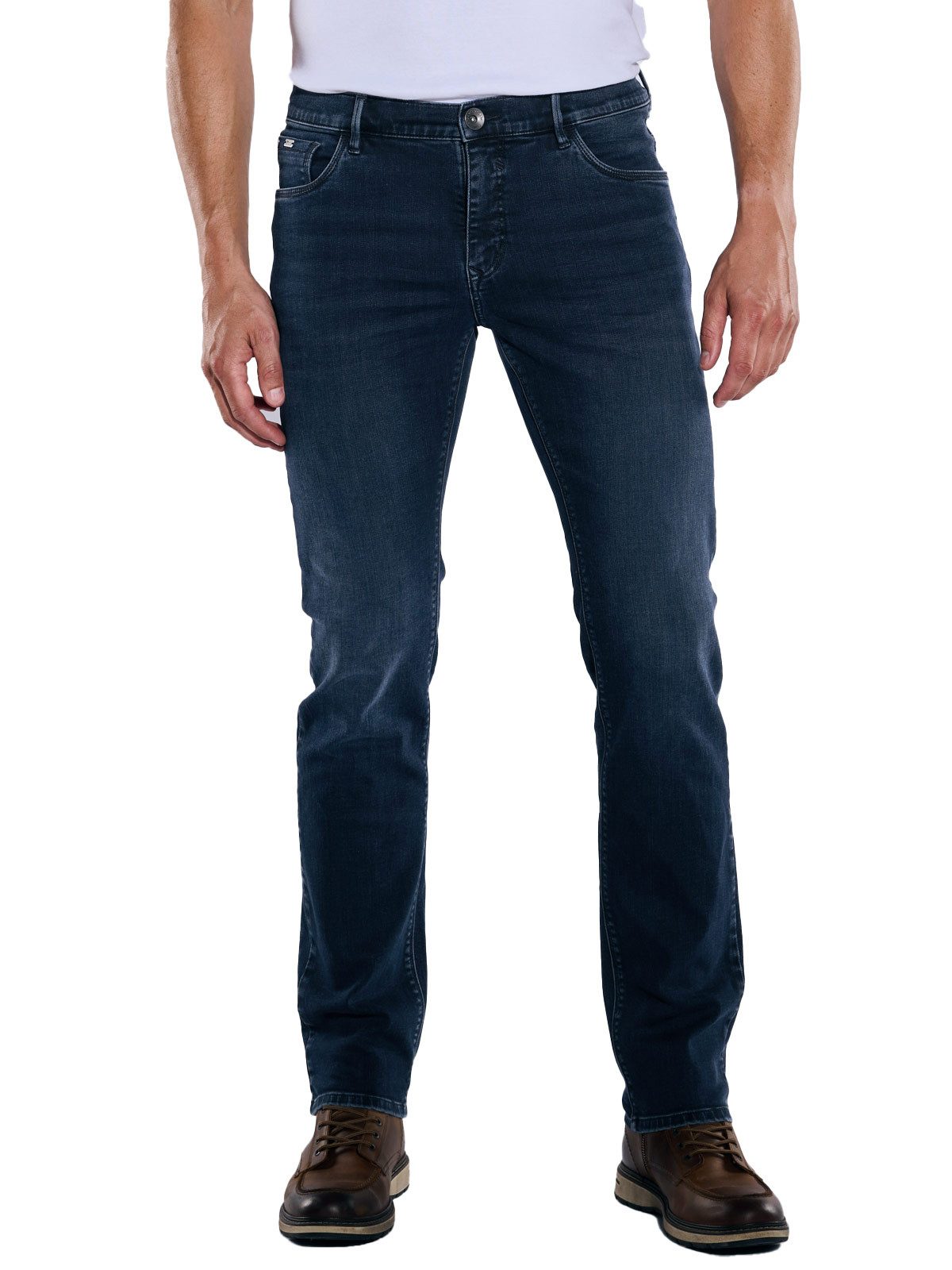 Engbers Stretch-Jeans engbers Herren Super-Stretch-Jeans regular, Saphirblau
