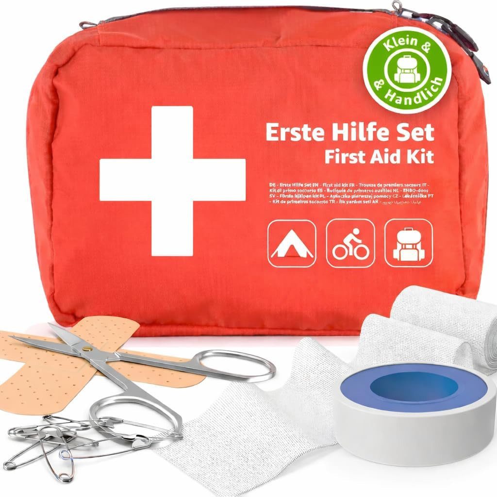 Travelfreund® Erste-Hilfe-Set Mini Erste Hilfe Set Verbandskasten - klein & handlich Reiseapotheke, (Packung, 1 St)