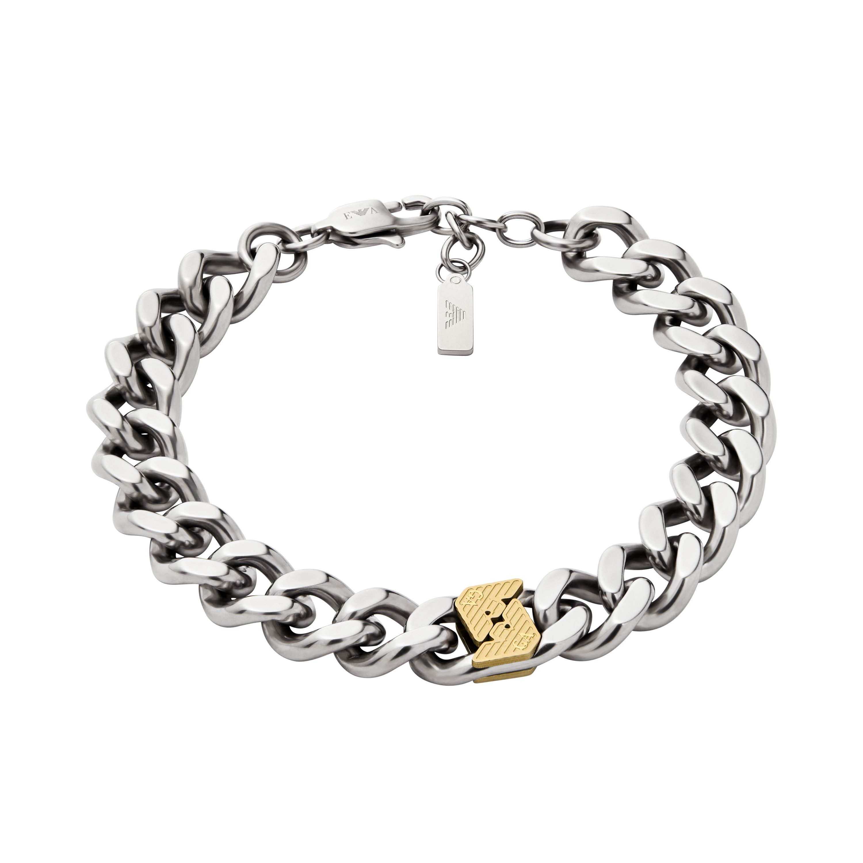 Emporio Armani Armband Schmuck Geschenk Edelstahl Bicolor günstig online kaufen