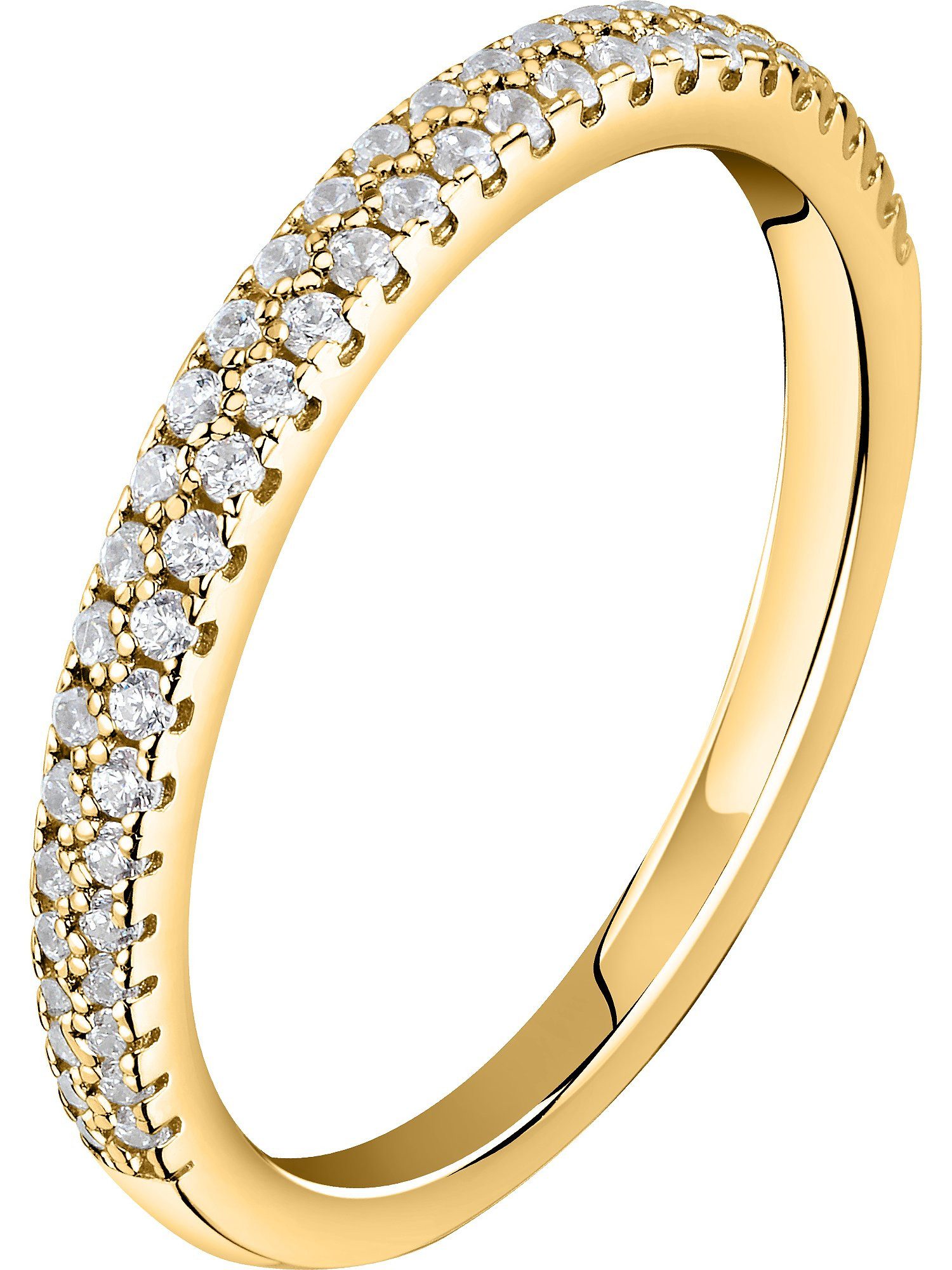 Diamantring CHRIST Damen-Damenring 585er Gelbgold 55 Diamant