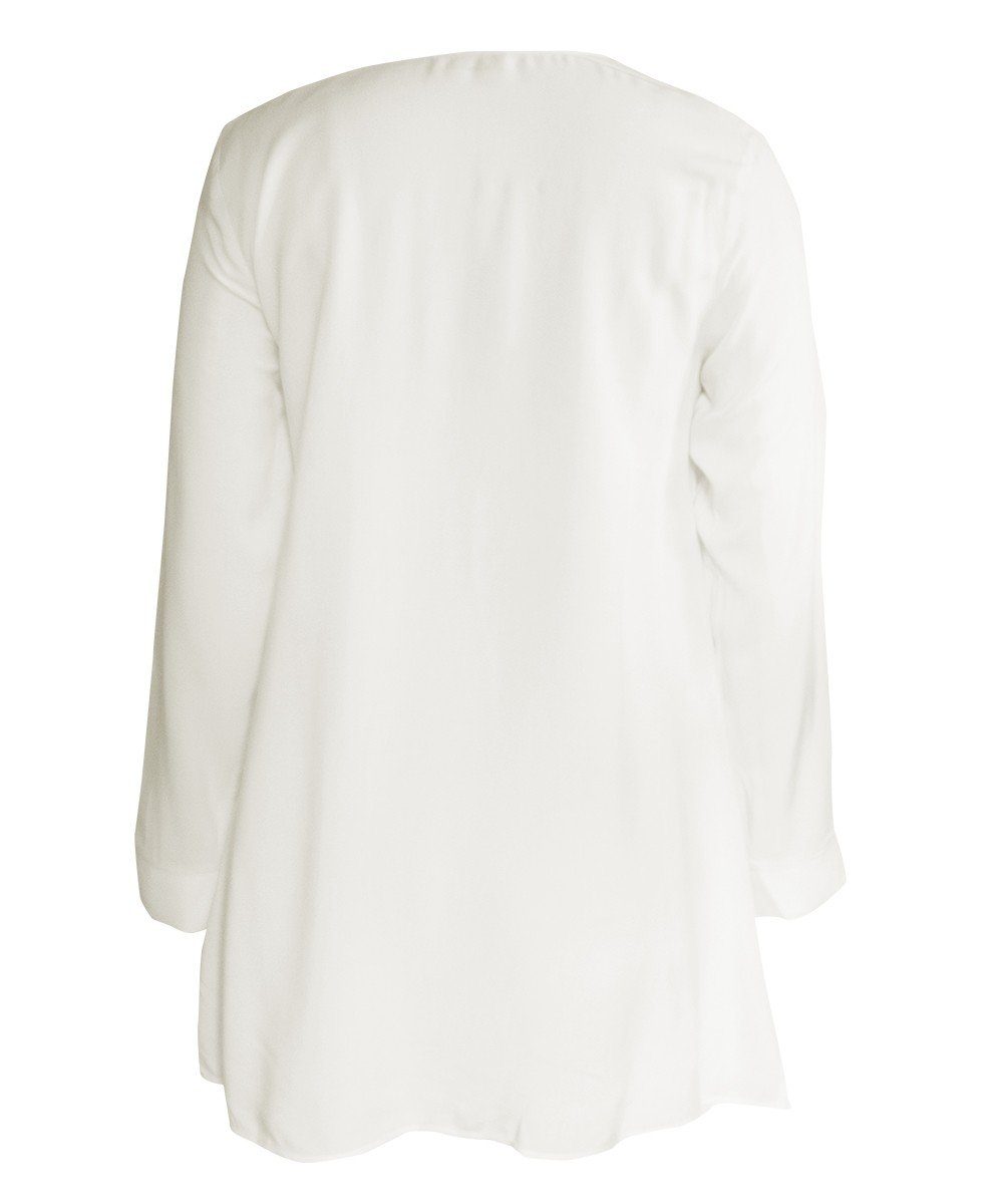 Brigitte von Boch Kaftan Oriente Tunika weiß