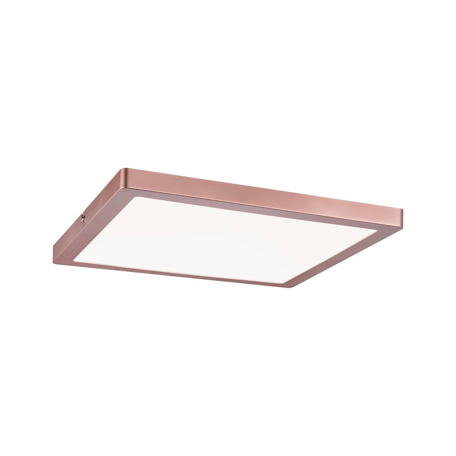 Paulmann LED Panel Atria eckig LED fest matt Kunststoff, 230V Neutralweiß 300x300mm 20W integriert, Rosegold 4000K 1450lm