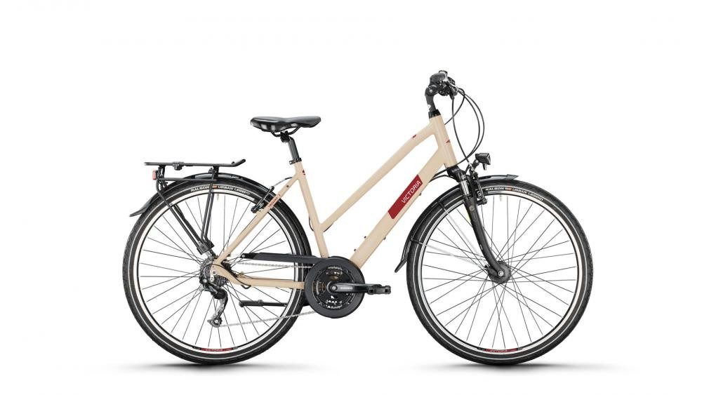 Victoria Trekkingrad VICTORIA Trekkingrad "TREQANA 2" Mod. 24, Trapez, 28", grey beige matt