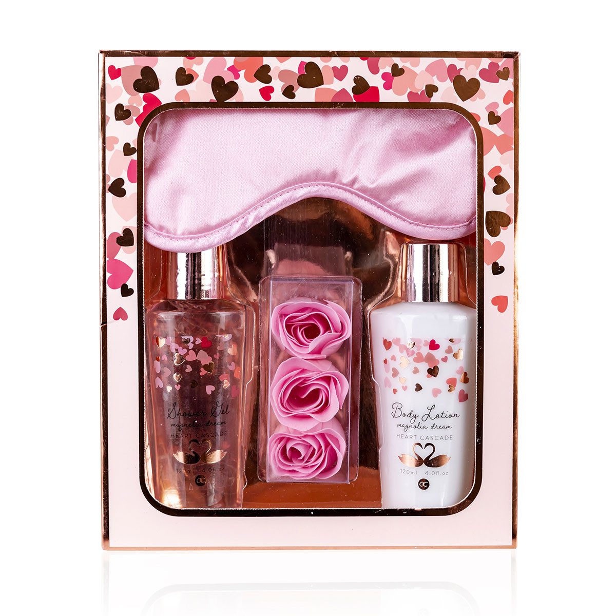 ACCENTRA Pflege-Geschenkset Heart Cascade, in einer Geschenkbox