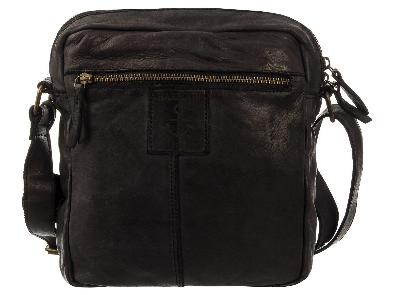 HARBOUR 2nd Shopper Arion Crossbody-Style Cool Casual Umhängetasche (ein Stück, 1-tlg., ca. B/H/T 24/26/5 cm), Leder