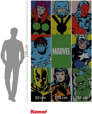 Komar Vliestapete Marvel PowerUp Team, (1 St), 150x250 cm (Breite x Höhe)