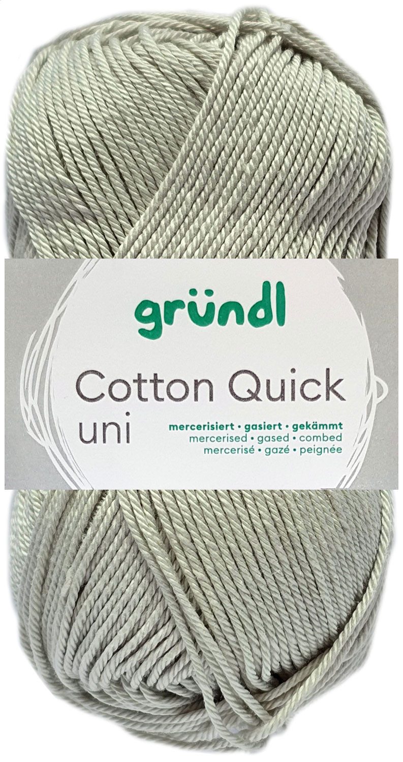 Gründl 50 Gramm Gründl Cotton Quick Uni Farbauswahl Häkelwolle