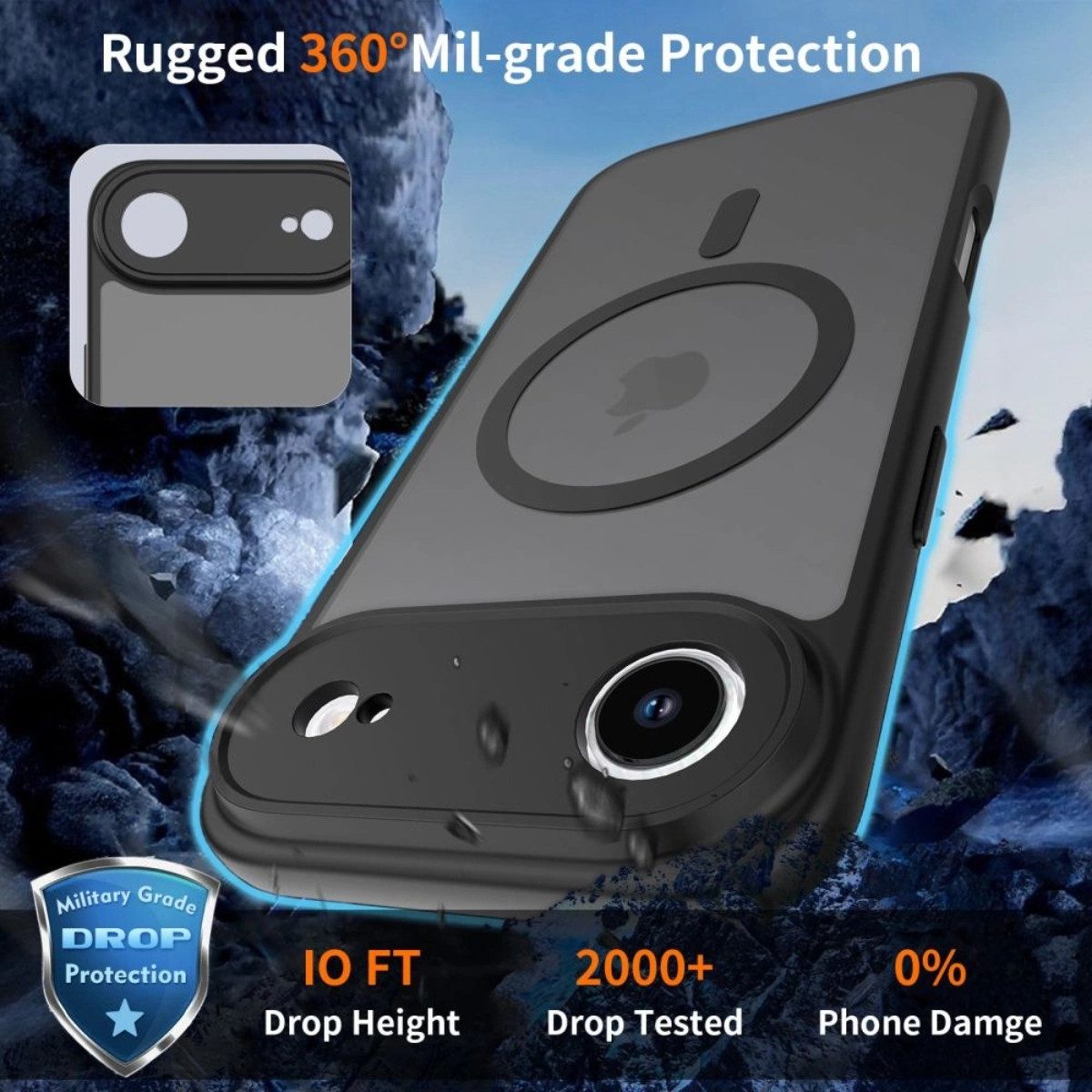 TECH PROTECT Bumper BasicMag Schutzhülle mit Magnetring