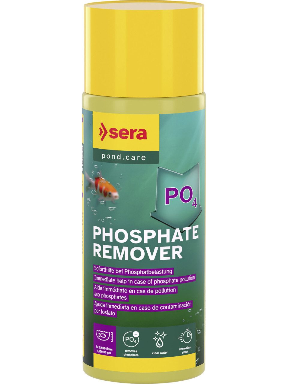 Sera Aquariendeko Sera Pond Teichpflege Phosphate Remover gegen