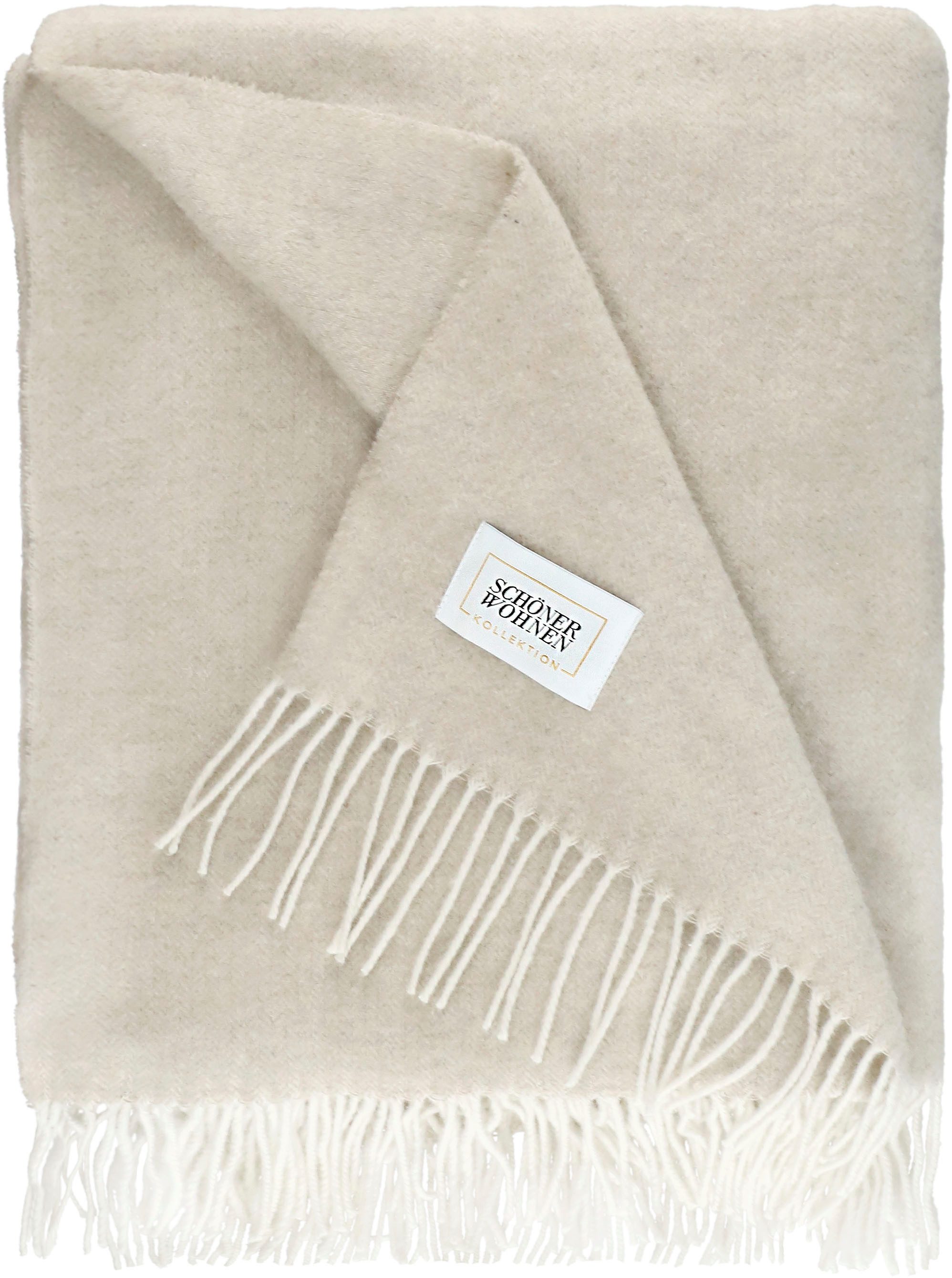 Wohndecke Fact, SCHÖNER WOHNEN-Kollektion, mit Merinowolle
