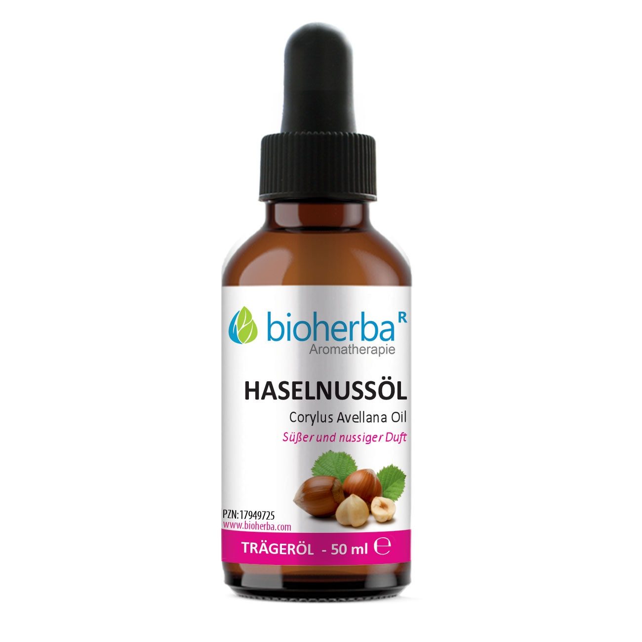 BIOHERBA R Pflege-Set Haselnussöl Reines Haselnuss-Trägeröl 50 ml