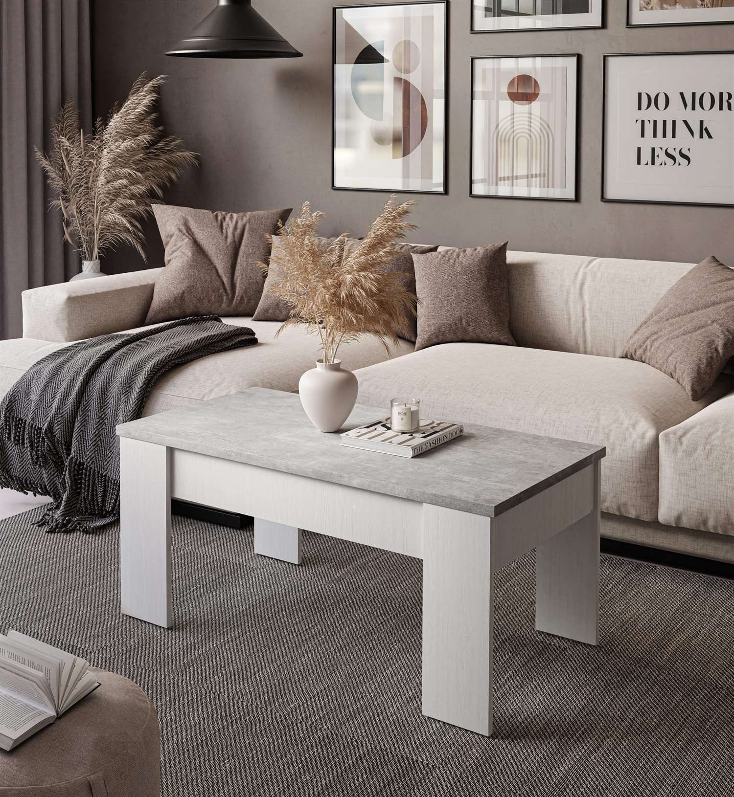 Lookway Couchtisch Ausziehbarer Couchtisch APERTO (1 Tisch)