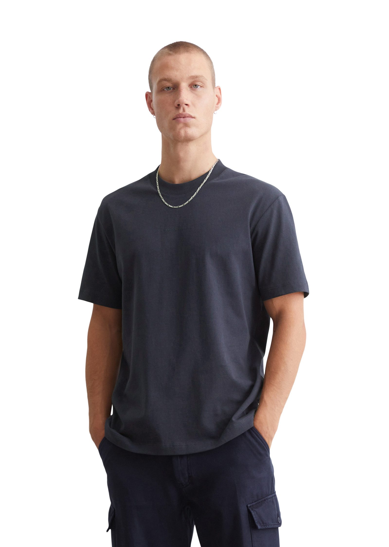 Marc O'Polo DENIM T-Shirt mit gummierten günstig online kaufen