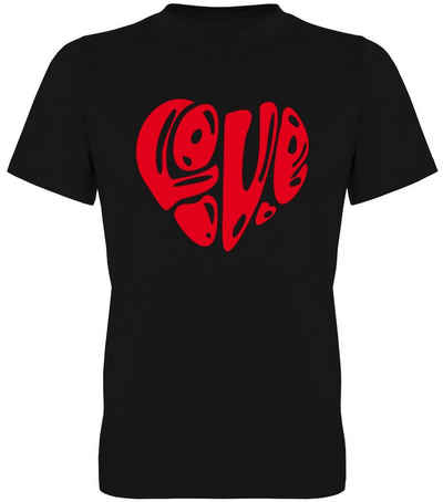 G-graphics T-Shirt LOVE Herren T-Shirt, mit trendigem Frontprint, Aufdruck auf der Vorderseite, Spruch/Sprüche/Print/Motiv, für jung & alt