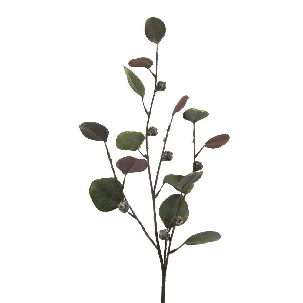 Kunstzweig Kunstpflanze EUKALYPTUSZWEIG 73cm. Eucalyptus, Gasper, Höhe 73.00 cm