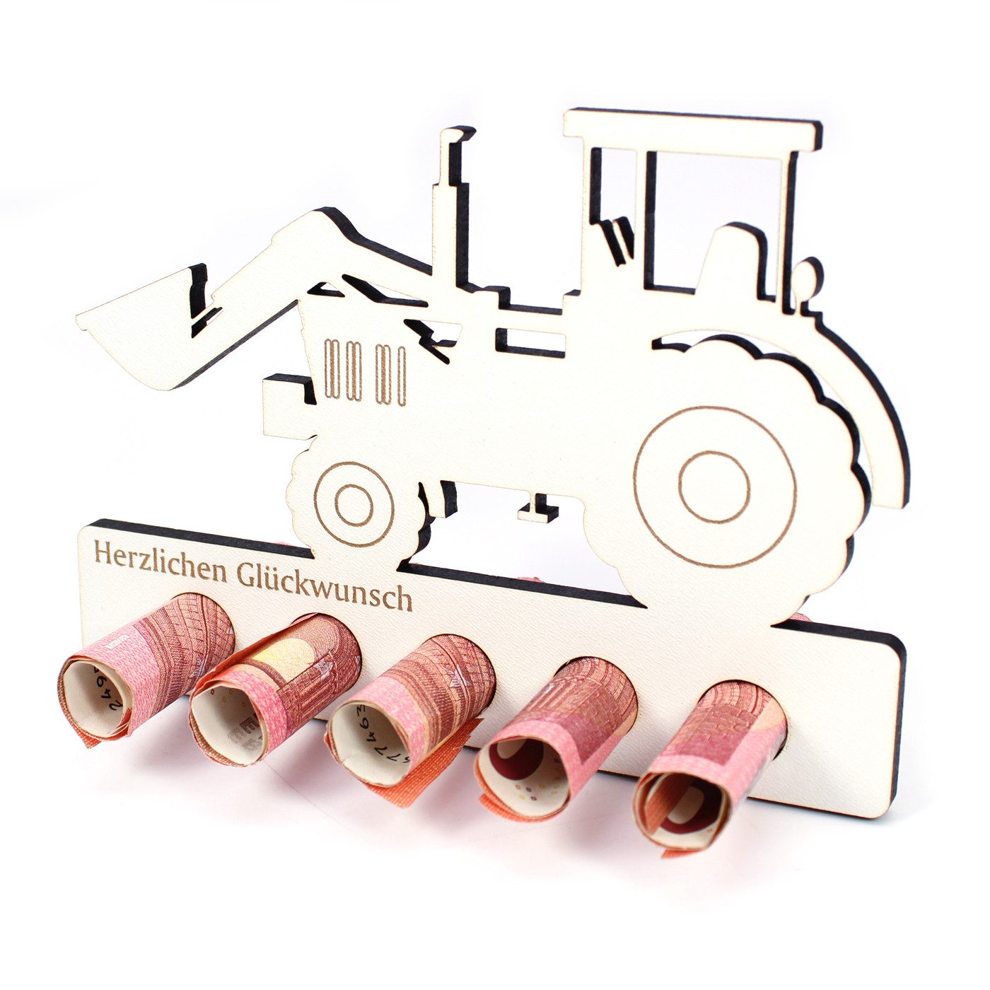 Dekolando Geschenkkarte Geschenk Traktor Geldgeschenk