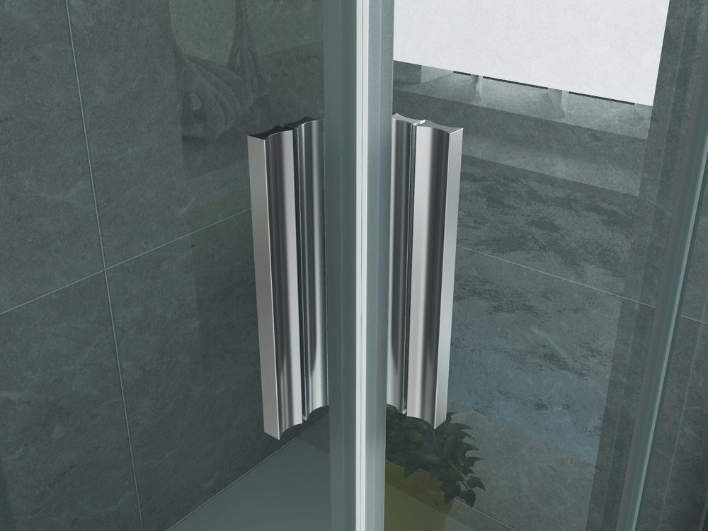 Aloni Eckdusche CR-CE9090, BxT: 90x90 cm, 1-tlg., Komplettrahmen