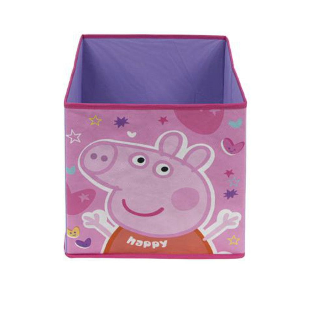 Peppa Pig Aufbewahrungsbox Peppa Wutz Pig Kinder Spielzeug Korb Box Spielzeugkiste 31x31x31 cm