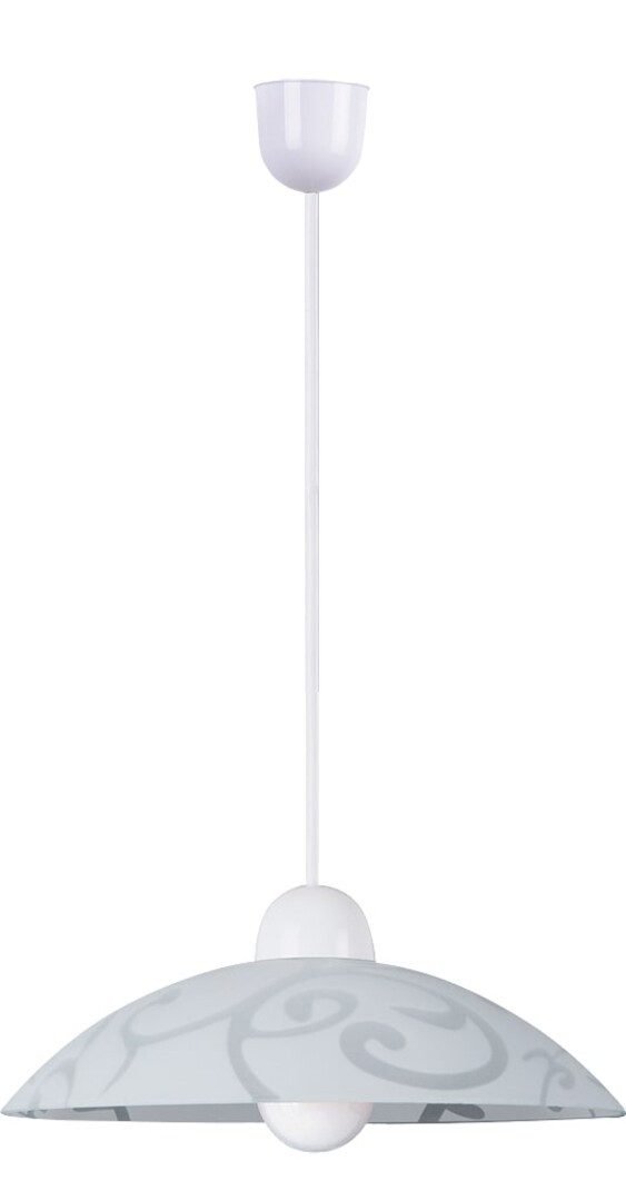 Rabalux Pendelleuchte "Scroll" Kunststoff, weiß, rund, günstig online kaufen