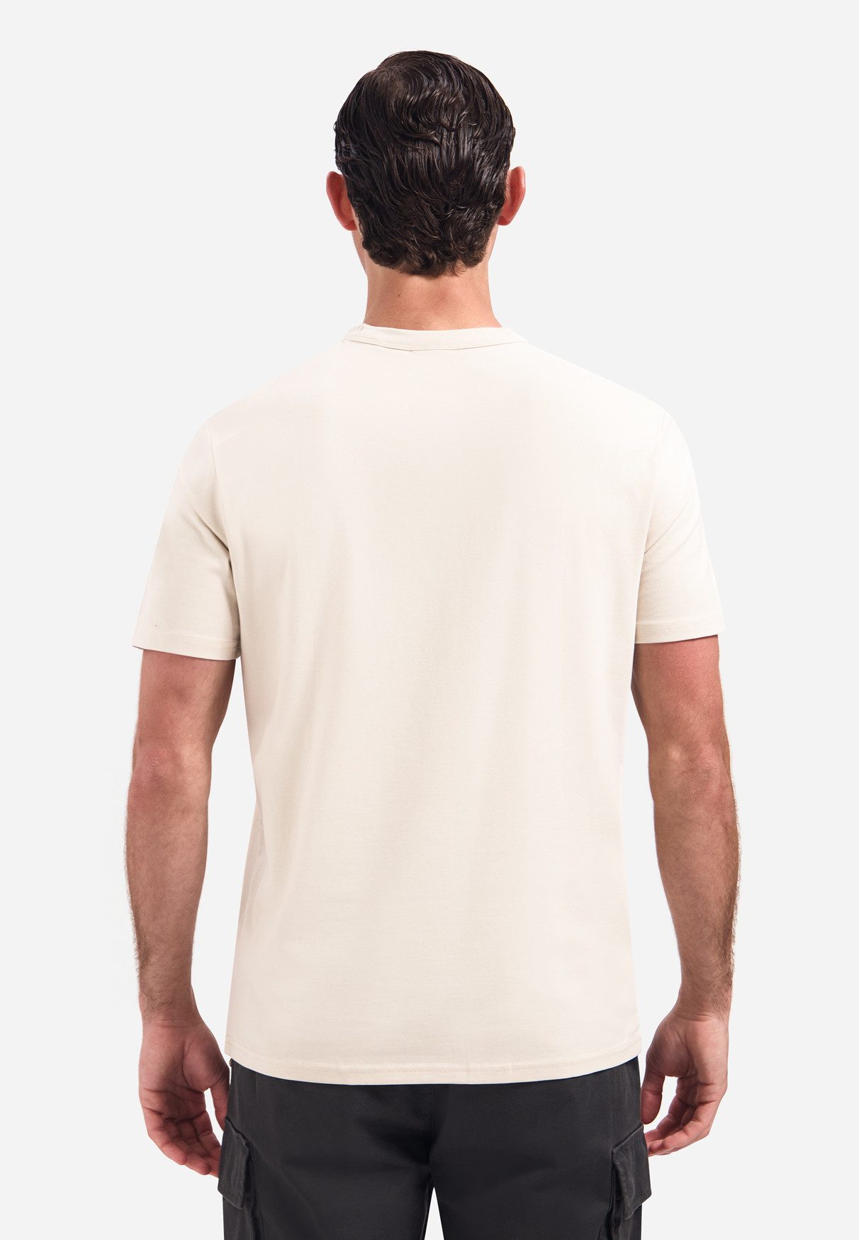 NO EXCESS Kurzarmshirt - T-Shirt - Baumwollshirt mit Rundhals - Herren T-Shirt