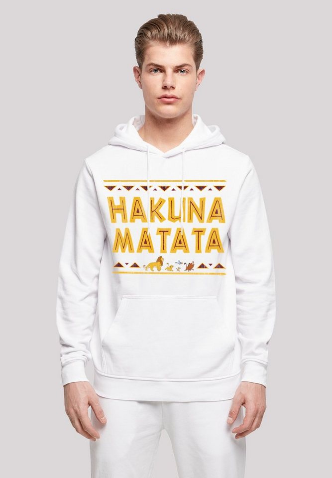 Disney King F4NT4STIC Löwen The Print Matata Hakuna der Lion König Kapuzenpullover