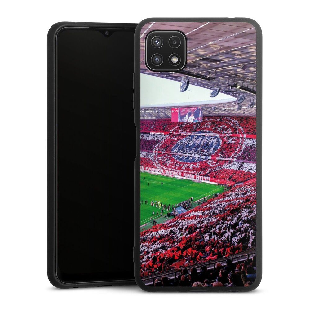 DeinDesign Handyhülle FCB Stadion FC Bayern München FCB Stadion Tribüne, Samsung Galaxy A22 5G Silikon Hülle Premium Case Handy Schutzhülle