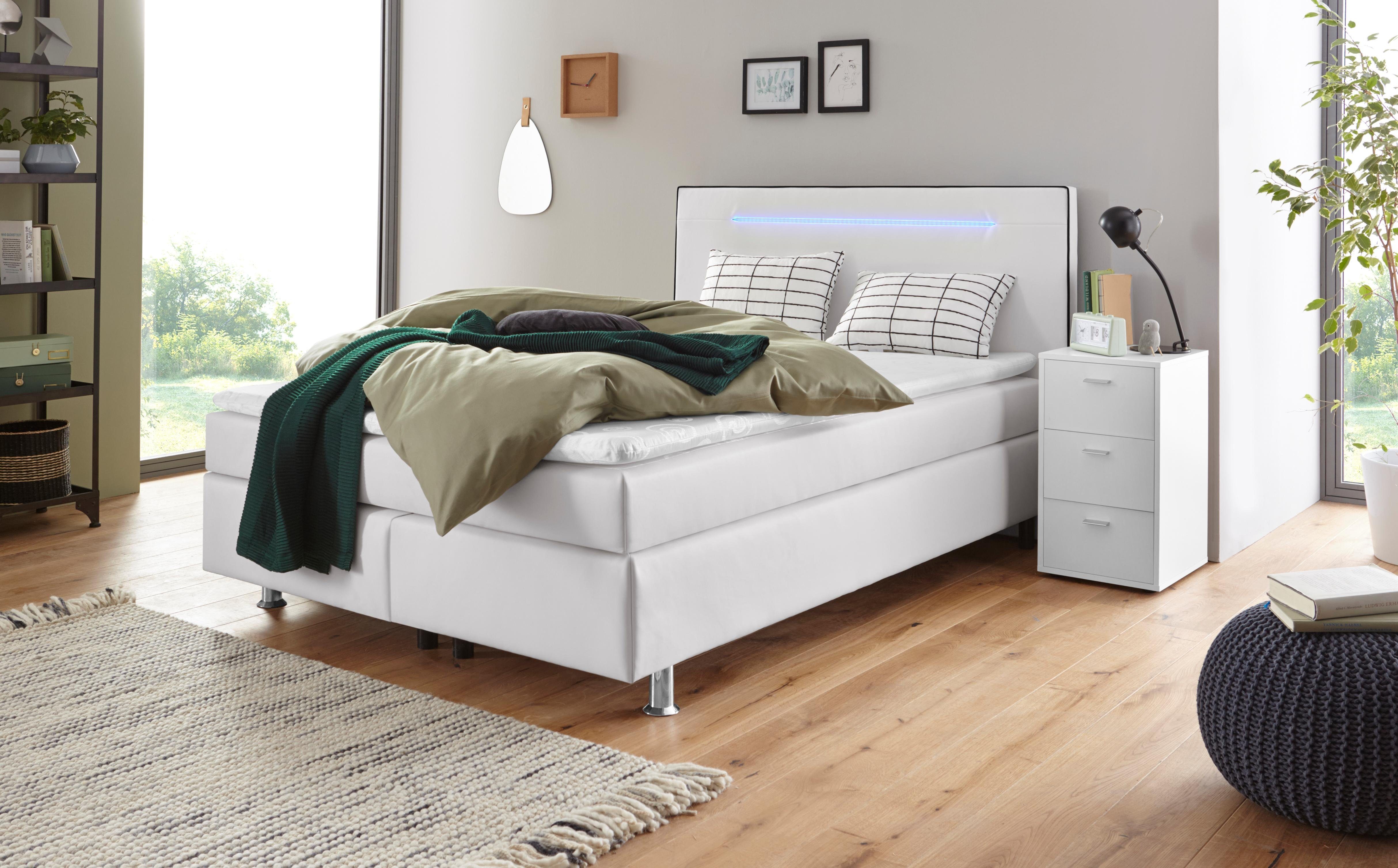 COLLECTION AB Boxspringbett London, inklusive Topper günstig online kaufen