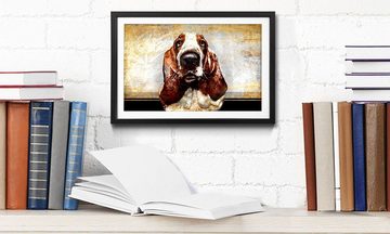 WandbilderXXL Kunstdruck Old Dog, Hund, Wandbild, in 4 Größen erhältlich