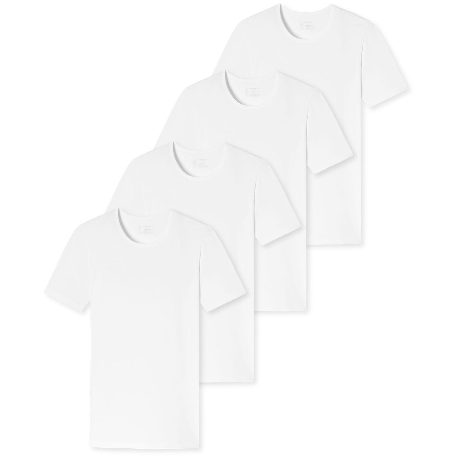 Schiesser T-Shirt 95/5 Organic Cotton (4-tlg) günstig online kaufen