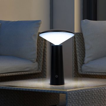 etc-shop LED Außen-Tischleuchte, LED-Leuchtmittel fest verbaut, Kaltweiß, Warmweiß, Neutralweiß, Tageslichtweiß, LED Tischleuchte Garten Outdoor Leuchte Batterie Akku