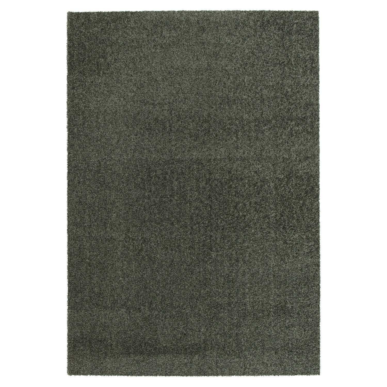 Teppich DOLCE, Dunkelgrün, 160 x 230 cm, Polypropylen, Uni, rechteckig, Höh günstig online kaufen