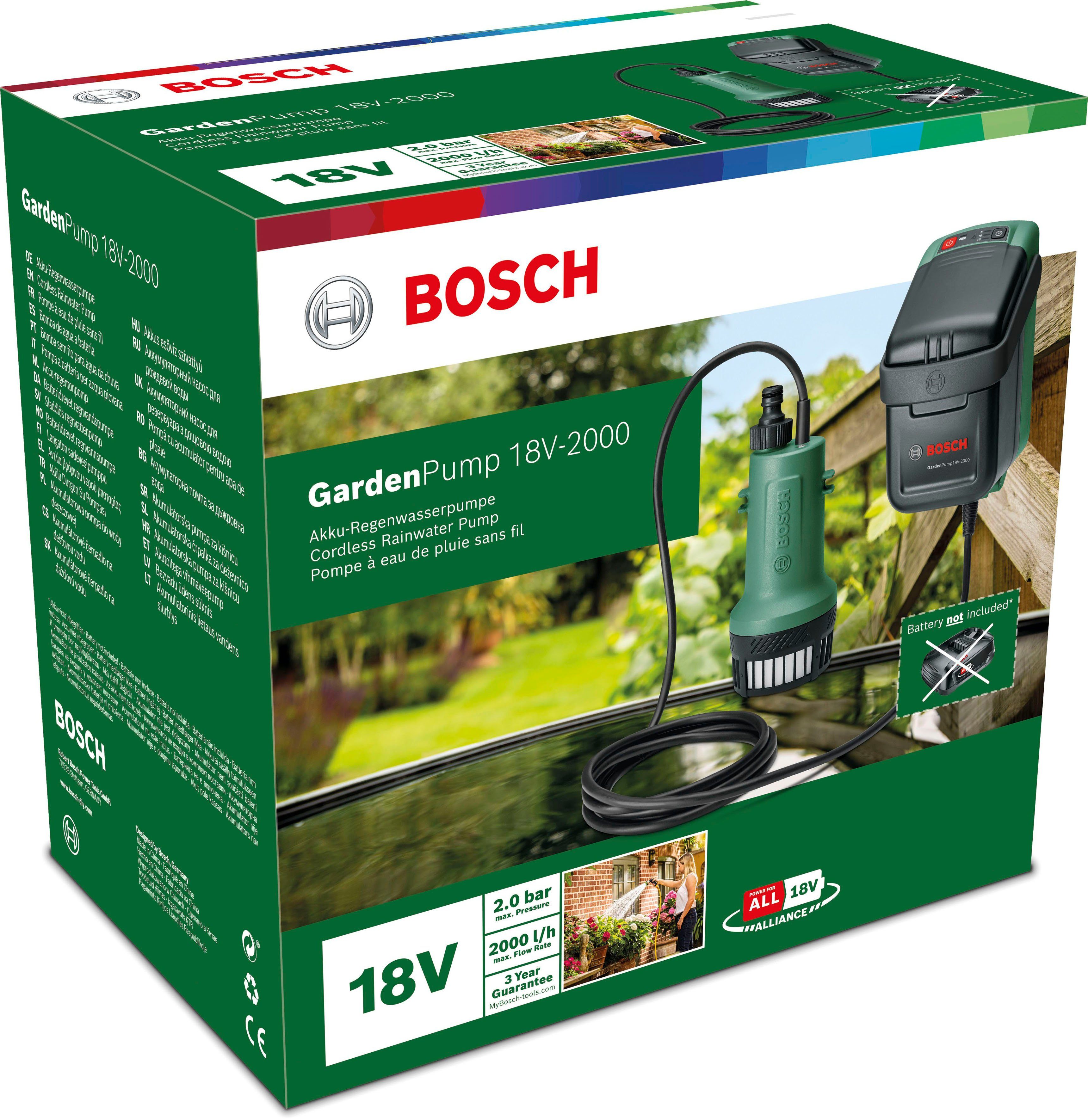 Bosch Home & Garden Akku-Gartenpumpe GardenPump günstig online kaufen