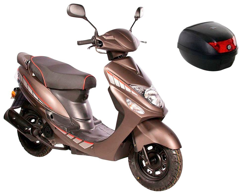 AGM MOTORS Motorroller »GMX 460 Sport«, 50 ccm, 45 km/h, Euro 4, inkl.  Topcase