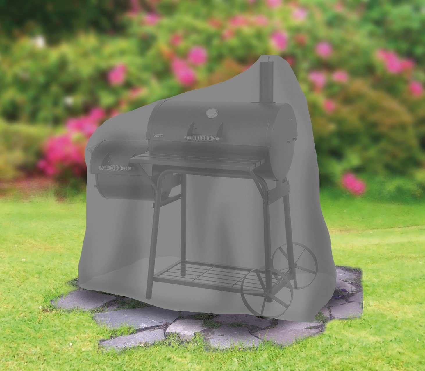 Tepro Grill-Schutzhülle, BxLxH: 126x74x119 cm, für Smoker mittel