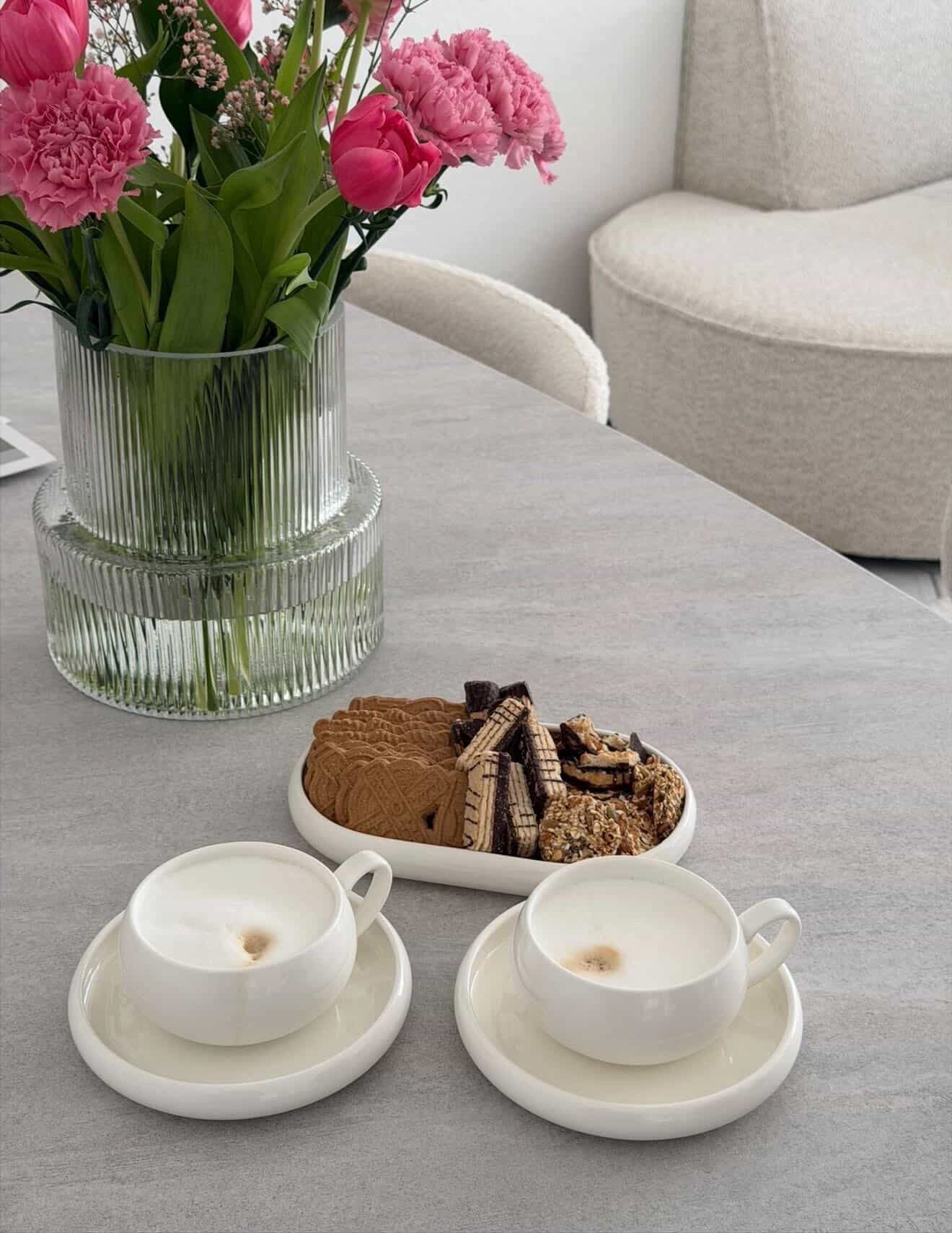 EmirtexHome Cappuccinotasse Bely Kaffetassen-Teetassen für 6 Personen, 12-tlg.