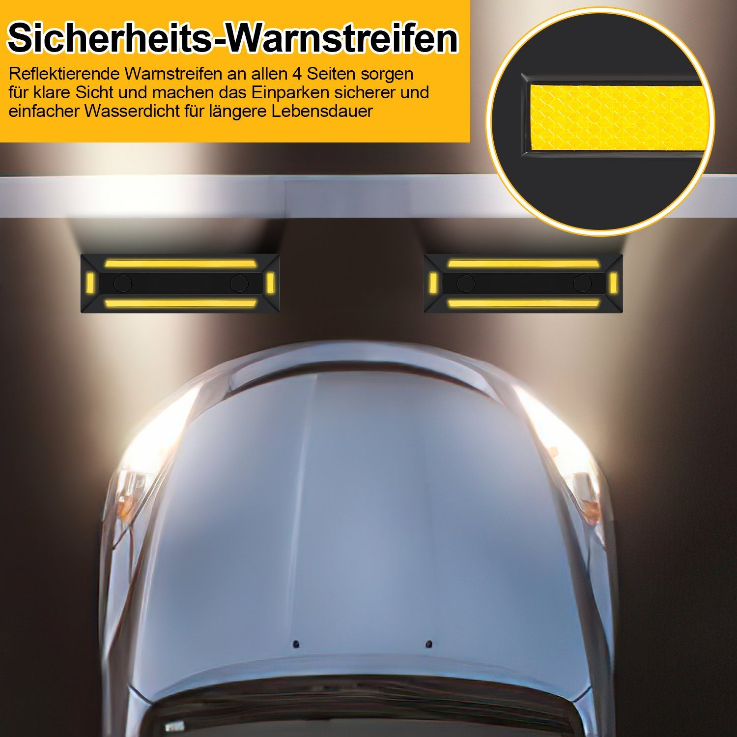 Clanmacy Absperrpfosten 2X Radstopper Parkstopper Garagenstopper Parkplatz Fahrzeugstopper