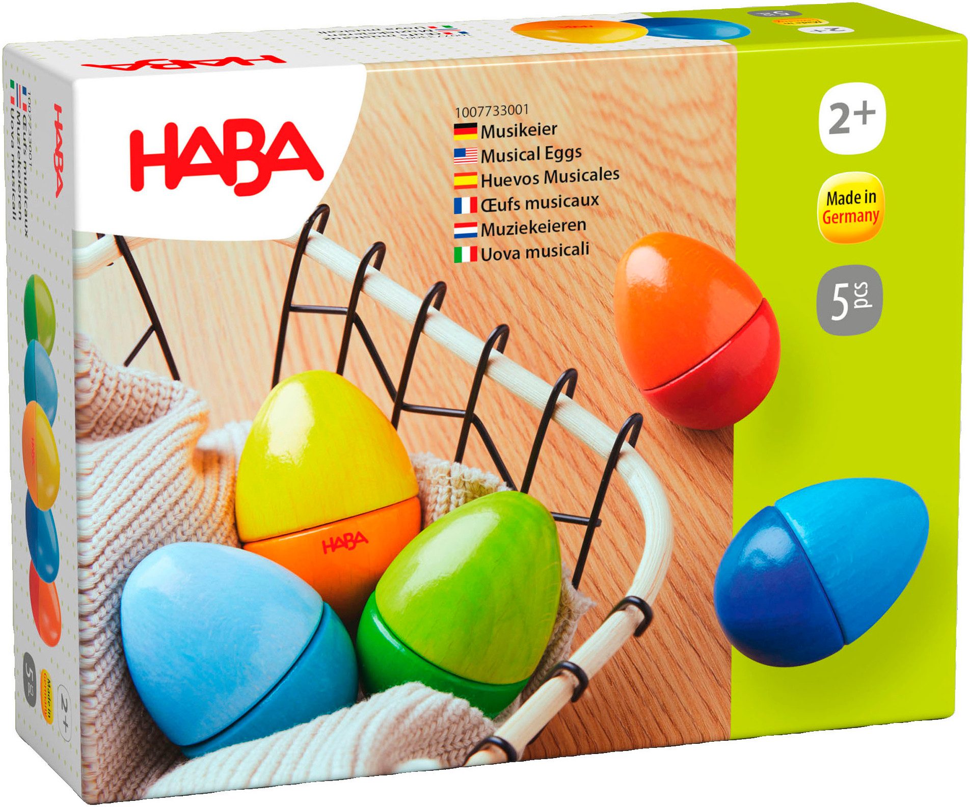 Haba Greifspielzeug Musikeier, Made in Germany günstig online kaufen