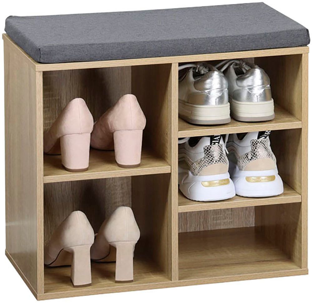 KESPER® Schuhschrank KESPER Schuhschrank mit Sitzkissen, FSC