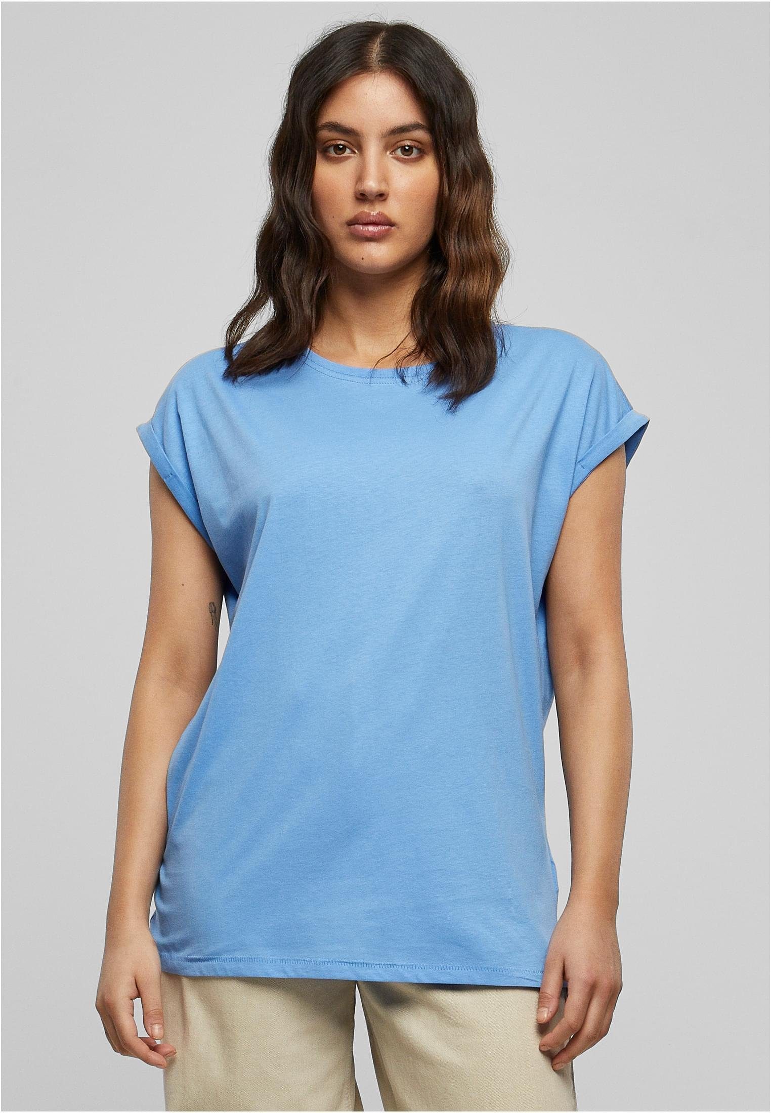 URBAN CLASSICS Rundhalsshirt Ladies Extended Shoulder Tee Damen T-Shirt