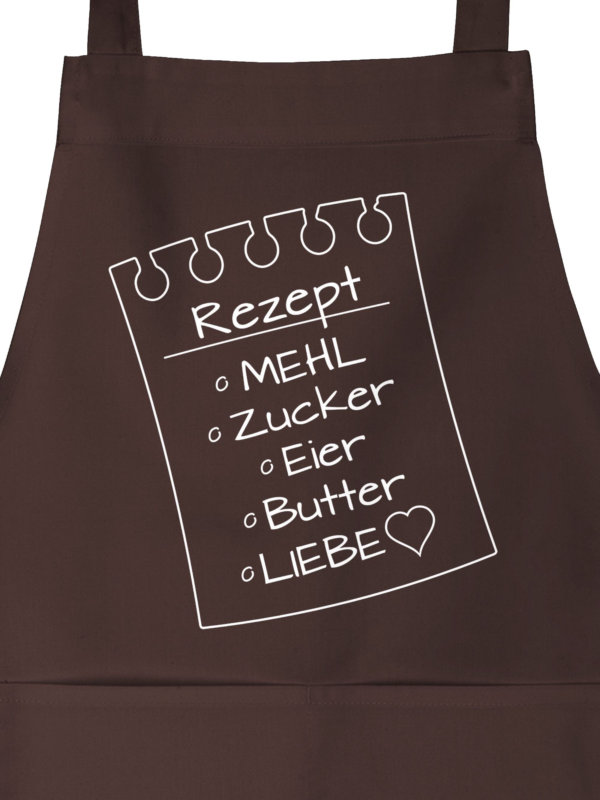 Shirtracer Kochschürze »Rezept zum Backen Kuchen Plätzchen Backen