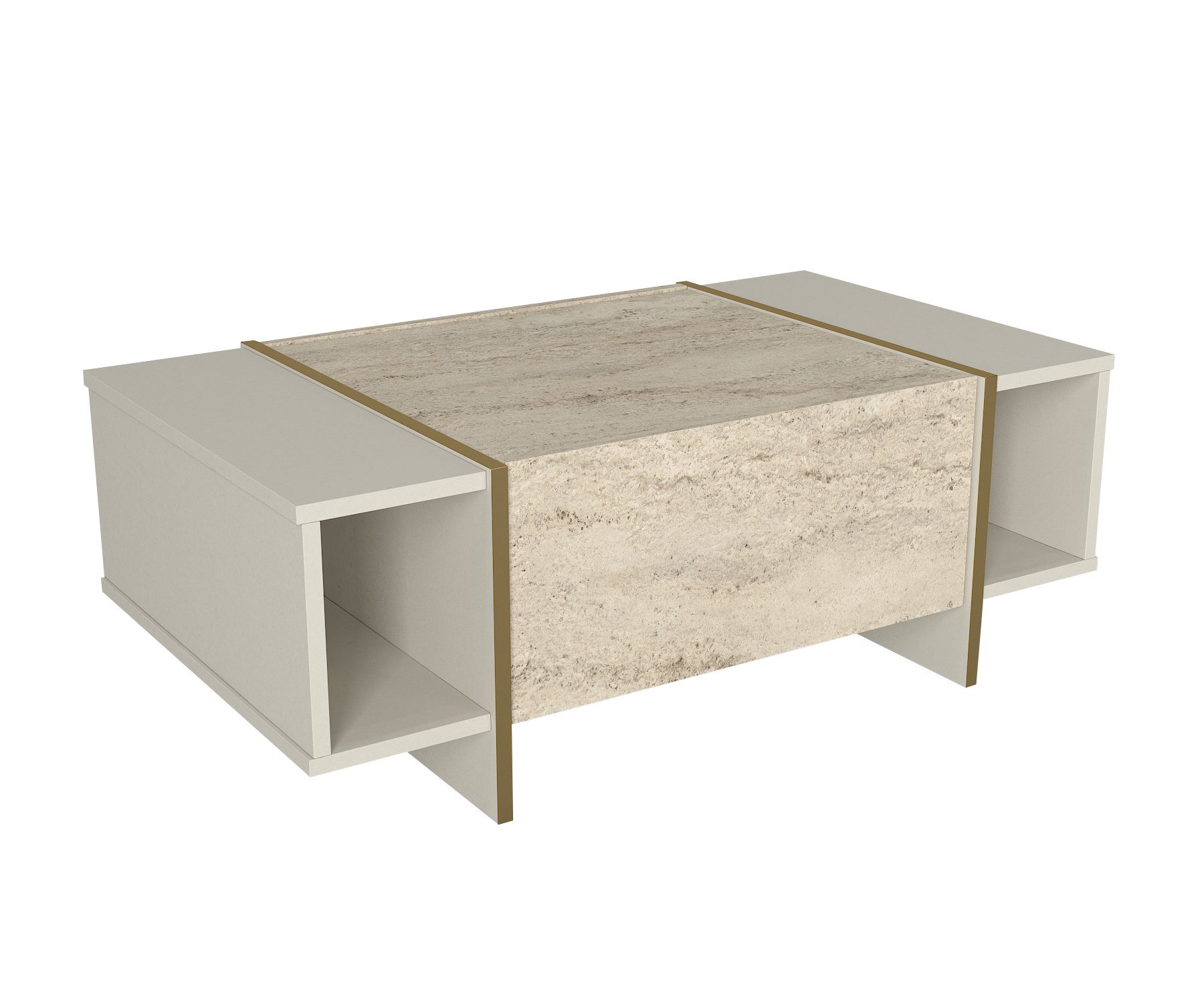 moebel17 Couchtisch Couchtisch Veyron Beige Granit günstig online kaufen