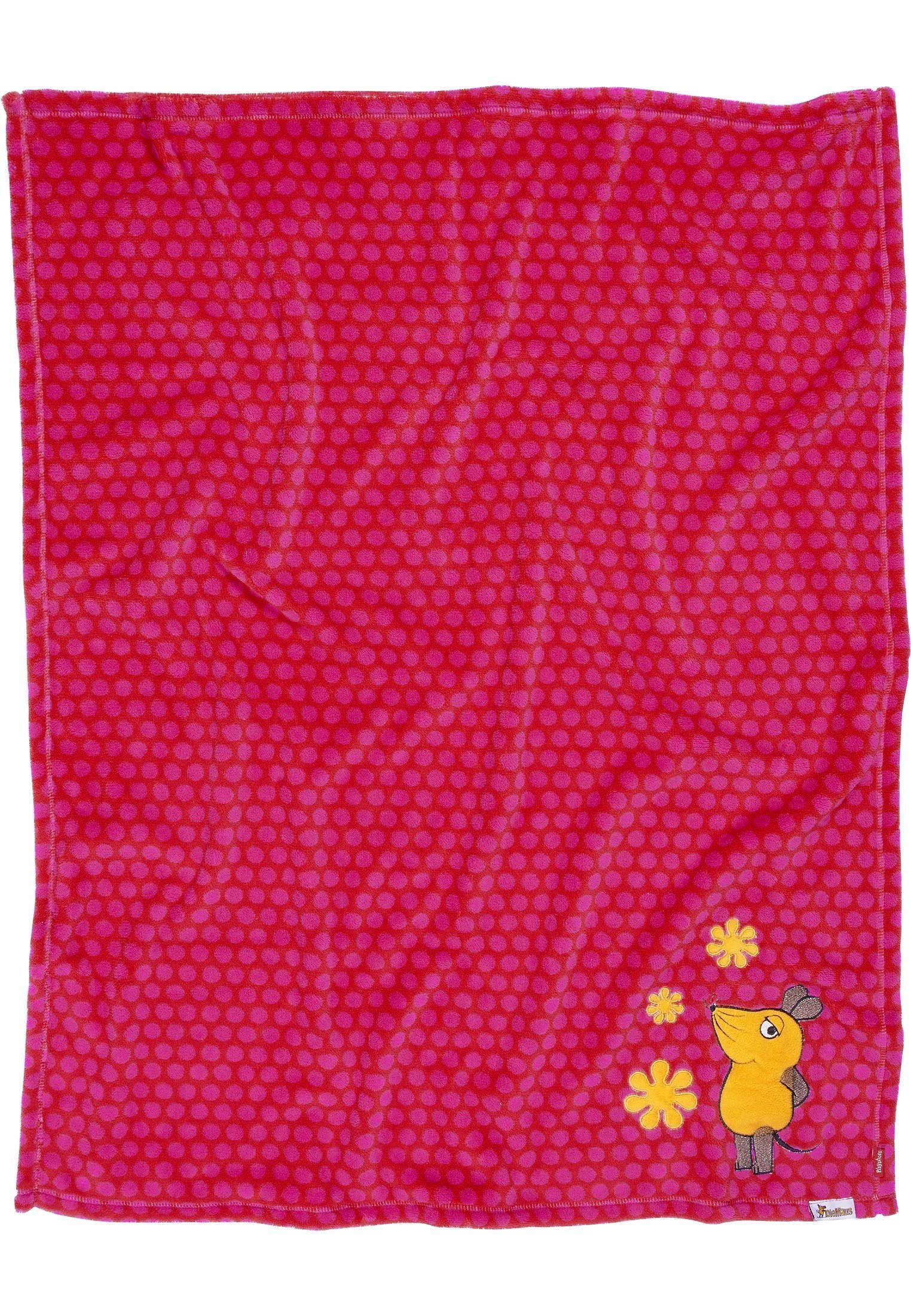 Babydecke Fleece-Decke DIE MAUS, Playshoes günstig online kaufen