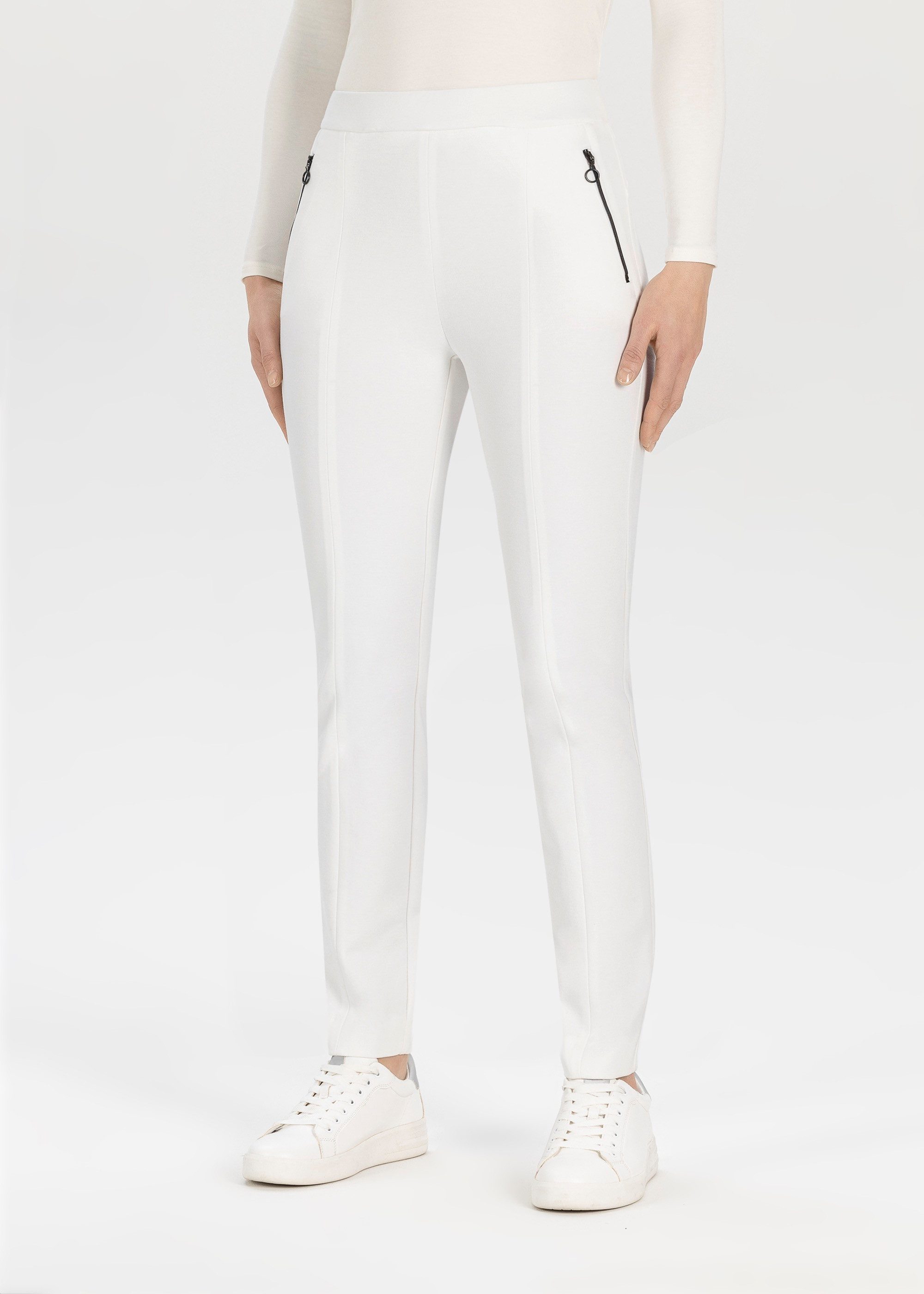 Stehmann Schlupfhose Sommerhose mit Reißverschlusstaschen