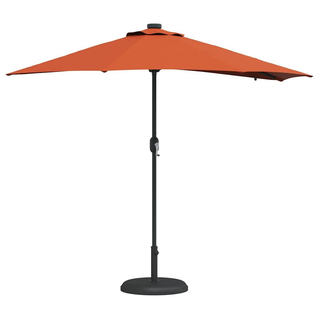 vidaXL Sonnenschirm Garten-Sonnenschirm Terrakotta 294 x 150 x 223 cm