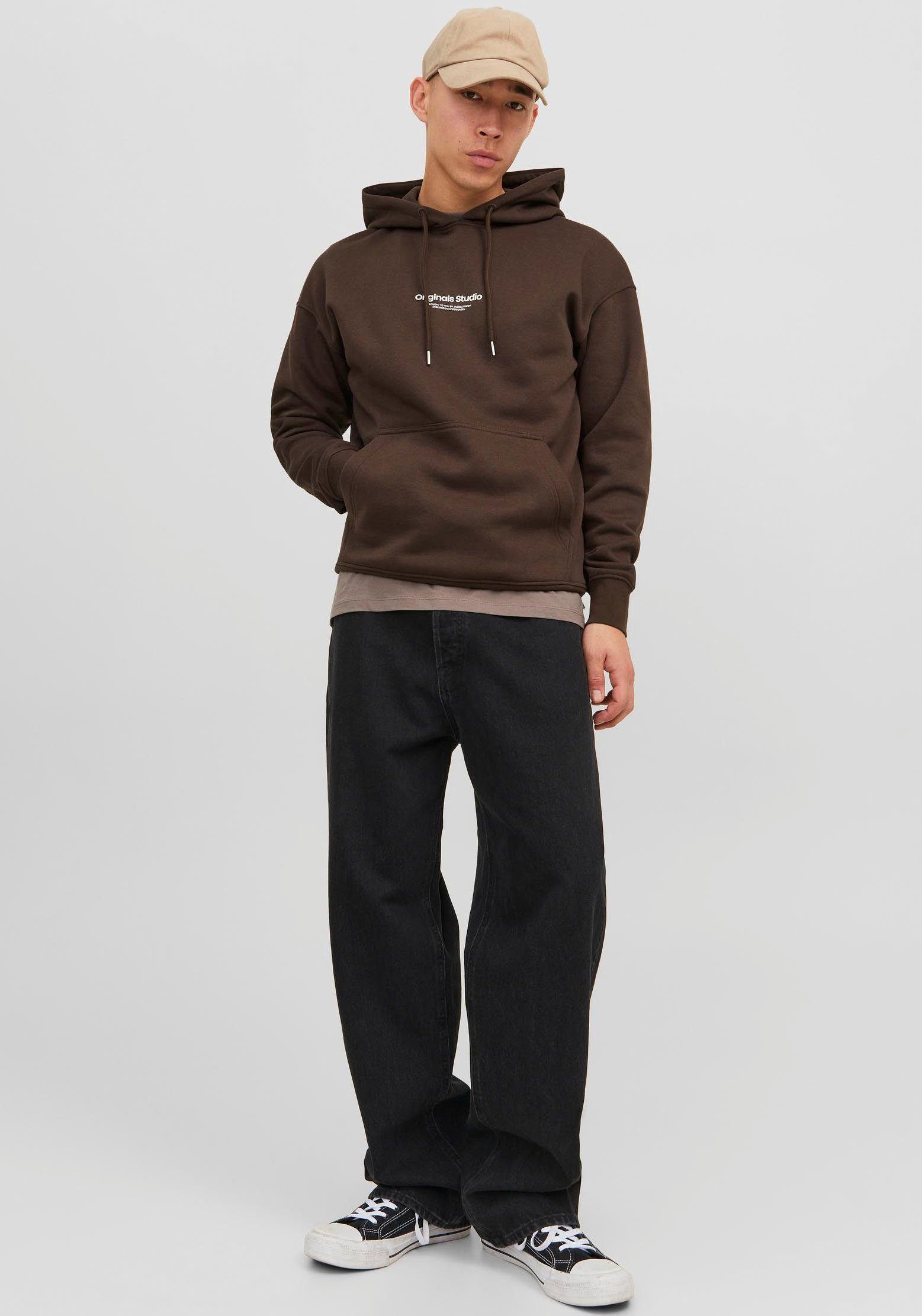 Jack & HOOD brown NOOS JORVESTERBRO Kapuzensweatshirt SWEAT Jones chocolate