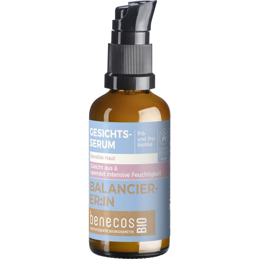 Benecos Gesichtspflege Pre- Probiotisches Serum, 50 ml