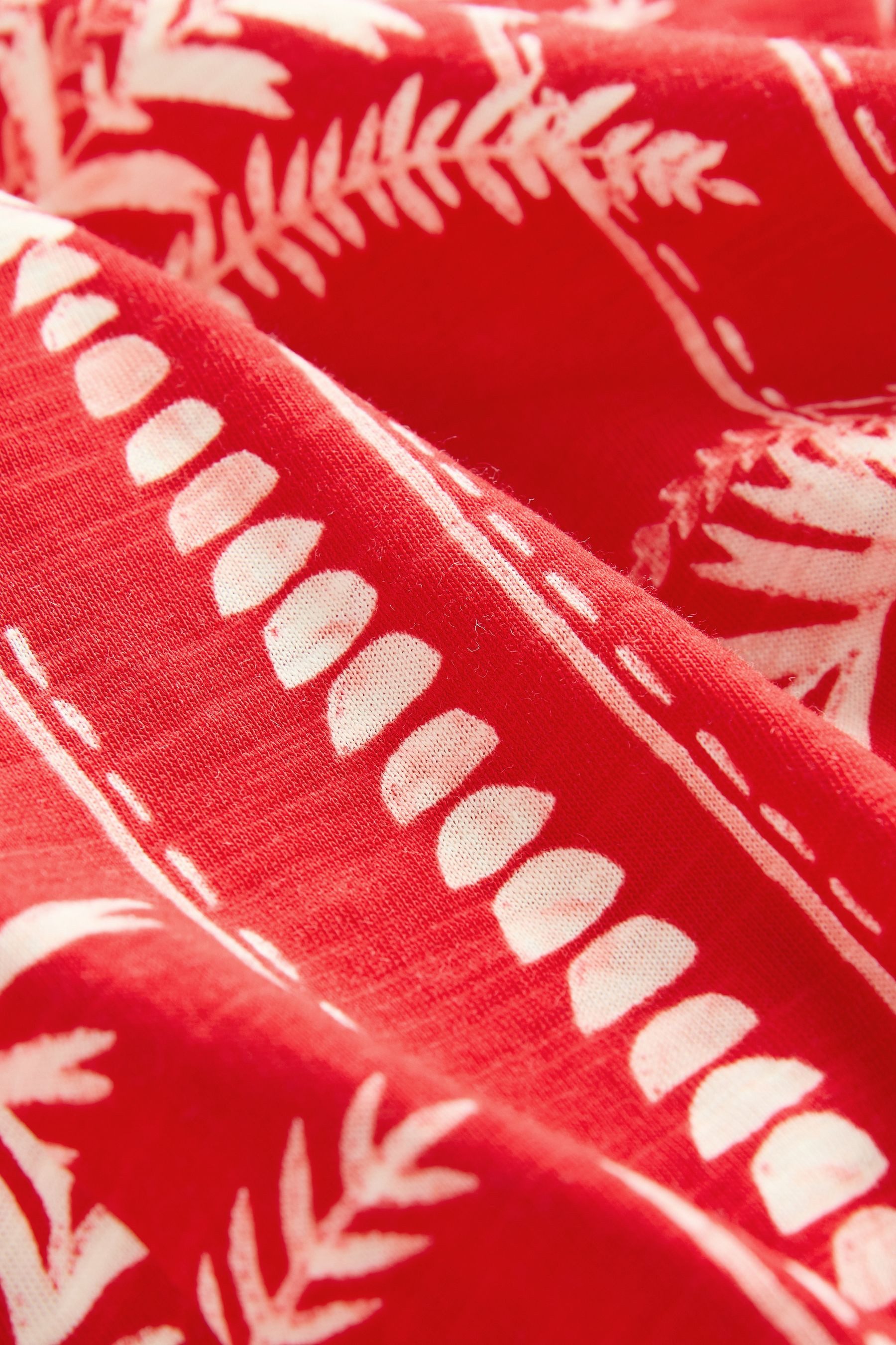 Next V-Shirt Kurzärmeliges Top, Spitzendetails und günstig online kaufen
