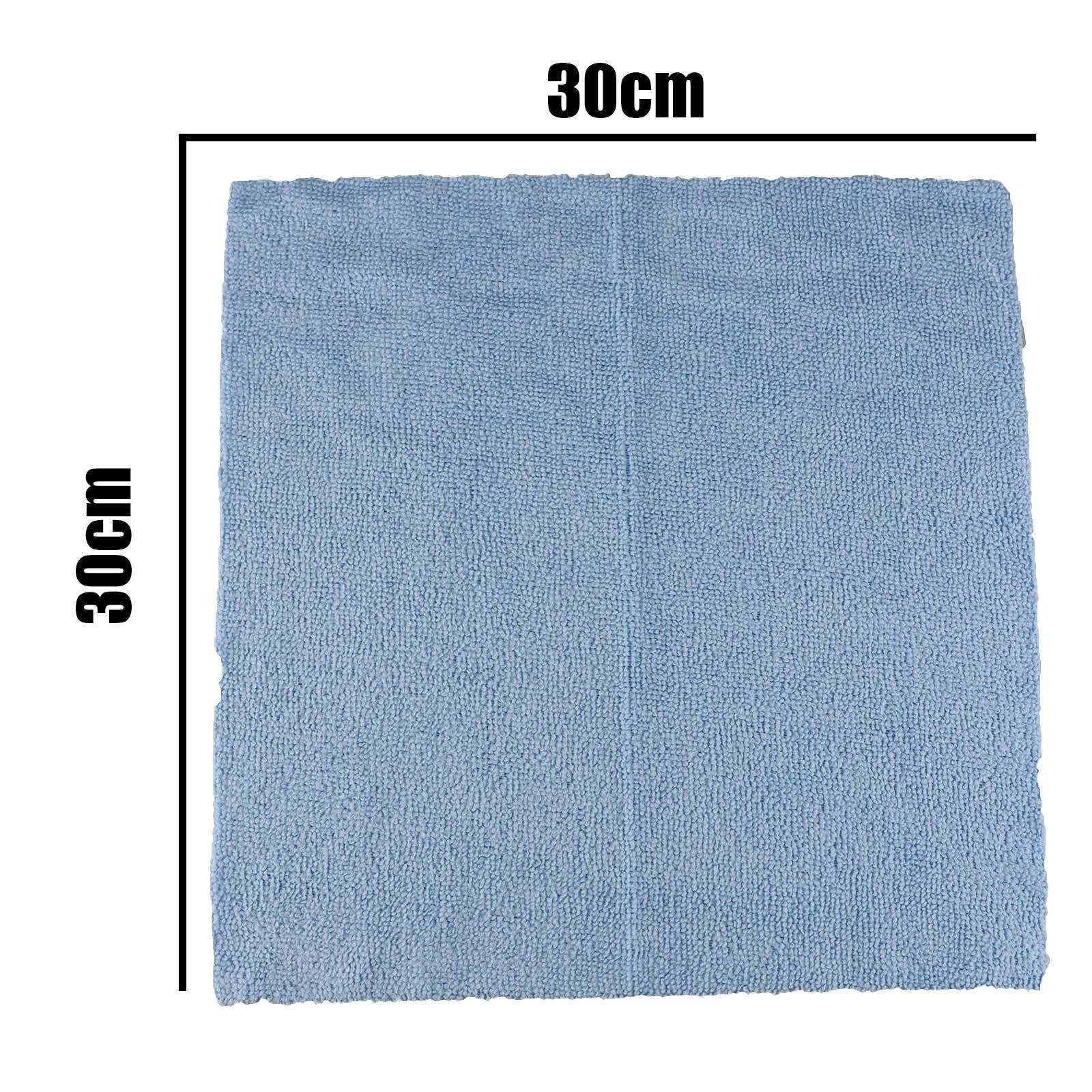 Plentyfy Spültuch Mikrofastertuch Grab & Clean 30 Stk., 30×30 cm, (30 Tücher in Spenderbox), Mikrofasertuch Allzweck – Mikrofasertücher Blau