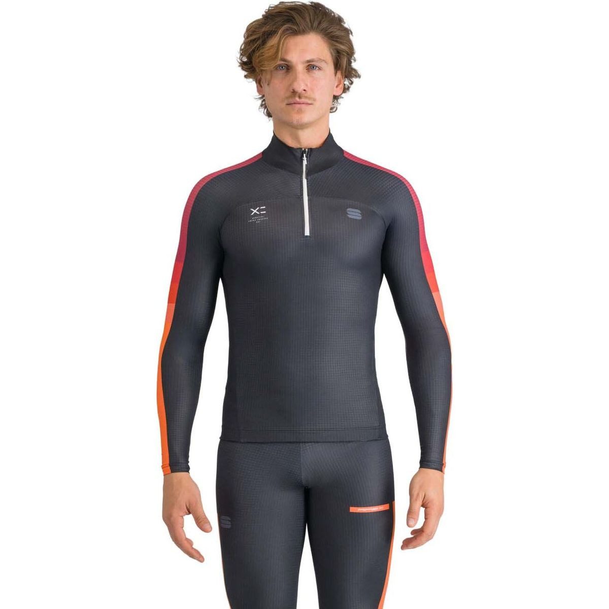 sportful Funktionsunterhemd Apex Jersey Ergonomisches Skifahrertrikot mit hervorragendem Komfort